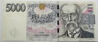 Tschechien 5000 Korun Banknote Geldschein GB607 - Tomáš Garrigue Masaryk Bank Paper Money Czech Republic -