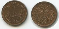 1 Heller G3947 - Österreich KM#2800 UNC Franz Joseph I.1848-1916 -