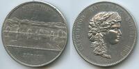 Schweiz Eidgenossenschaft Zürich Zinnmedaille M905 - Neue Quaibrücke - Schweizerischen Landesausstellung in Zürich 1883 -