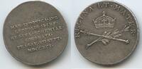 RDR Österreich Böhmen Krönungsjeton Silbermedaille G5927 - Krönung von Maria Ludovica - Leopold II. in Prag -