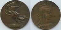 Frankreich Paris Große Bronzemedaille Verdienstmedaille A228 - Exposition Universelle Internationale - Paris Weltausstellung -