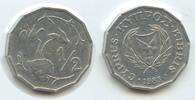 Zypern ½ Cent 1983 G3189 - Alpenveilchen - Cyprus Republic Vorzüglich