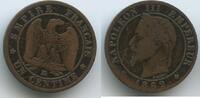 Frankreich Straßburg 1 Centime M#8454 - Strasbourg Napoleon III. 1852-1870 France -