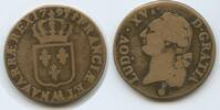 Frankreich 1 Sol G8495 - Ludwig XVI. 1774-1793 France -