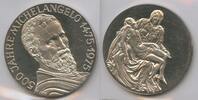 Italien Silbermedaille GY123 - 500 Jahre Michelangelo 1475-1975 - La Pietà -