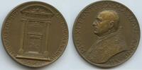 Vatikan Italien-Kirchenstaat Rom Roma Große Bronzemedaille Papst Pius XI. 1922-1939 M#8718 - Auf das außerordentliche Heilige Jahr der Erlösung -