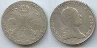 RDR Österreichische Niederlande Belgien 1 Kronenthaler Silber GB1161 - SEHR RAR Burgau Leopold II. 1790-1792 Austria Further Austria -