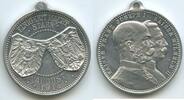 Medaille GX907 - Kaiser Wilhelm & Franz Joseph August 1914 TOP ERHALTUNG -