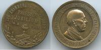 Österreich Kaiserreich Bronzemedaille leicht versilbert G10747 - 50.Jähriges Priesterjubiläum Pfarrer Florian Polifka Aspang -