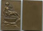 Österreich Wien Bronzeplakette einseitig GN1281 - Der schöne Brunnen - Schloss Schönbrunn -