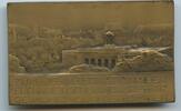 Große Bronzeplakette 1912 Österreich Kaiserreich Wien GN1338 - Zum 23. Internationalen Eucharistischen Kongress in Wien Vorzüglich