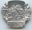 Plakette A1043 - Alte Hochosterwitz Kärnten Stockabzeichen Stocknagel -
