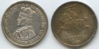 10 Litų Silber 1936 Litauen H0788 - RAR Vytautas Didysis Lithuania Vorzüglich +, prächtige Patina