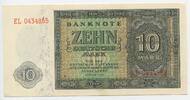 Deutsche Demokratische Republik 10 Mark Banknote GB413 - Zehn deutsche Mark Geldschein DDR -
