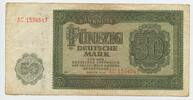 Deutsche Demokratische Republik 50 Mark Banknote GB179 - Fünfzig deutsche Mark Geldschein DDR -