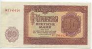 Deutsche Demokratische Republik 50 Mark Banknote GB216 - Fünfzig deutsche Mark Geldschein DDR -