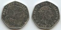 Großbritannien Great Britain United Kingdom 50 Pence G2186 - Mrs Tiggy-Winkle - Elizabeth II. 1952-2022 -