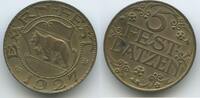 Medaille GX1157 - Tolle Schweiz 5 Fest-Batzen 1927 BÄRN FEST XF-UNC Suisse -