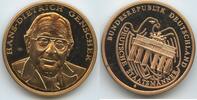 Medaille GY197 - Hans-Dietrich Genscher - Deutsche Staatsmänner Deutschland -