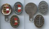 A1089 - Alte Anhänger und Plaketten Lot 3 Stück Wappen Kärnten -