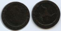 1/2 Penny G7813 - Isle of Man Man KM#10 RAR -
