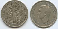 Crown G2238 - Großbritannien Half KM#856 Silber George VI. Great Britain -