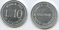 10 Lire M005 - Italien Jeton Acquisti Spaccio Zuccherificio Jolanda Italy Italia -