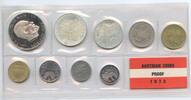 50 Schilling GN347 - Österreich Großer Kursmünzsatz Proof KMS bis Coin Set -