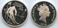 Neuseeland 5 Dollars G0197 - XVII. Olympic Winter Games Lillehammer 1994 New Zealand -