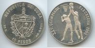 Kuba 10 Pesos M#2006 - Olympiade Barcelona "Basketball" Cuba -
