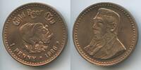 Südafrika Jeton "Gold Reef City" 1 Penny T633 - Casino Token Nashorn - Stephanus Johannes Paul Kruger South Africa -