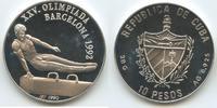 Kuba 10 Pesos M#2001 - Olympiade Barcelona Barren Cuba -
