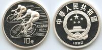 China 10 Yuan PA200 - Cycling 1992 Summer Olympics Barcelona -