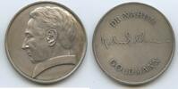 Deutschland - Israel Bronzemedaille versilbert GY768 - Dr. Nahum Goldmann - Leiter der Zionistischen Vereinigung in Deutschland -