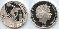 Salomon-Inseln 5 Dollars GS437 - Solomon Islands 2012 Olympic Games London Queen Elizabeth II. -