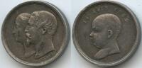Frankreich Kleine Silbermedaillle M#5297 - Geburt von Napoléon IV. 14. Juni 1856 -