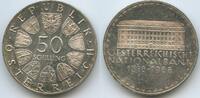 Österreich 2.Republik 1945-2001 50 Schilling GS1345 - Proof National Bank 1816-1966 Austria -