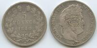Frankreich 5 Francs G0048 - Louis-Philippe I. 1830-1848 France -