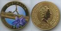 Australien Medaille PA109 - Canberra Parliament Australisches Parlament mit Farbauflage -