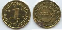Deutschland Bundesrepublik 1 Goldrausch-Dollar K-D´s Wertmarke Token Jeton G16373 - Goldrausch Bistro Cafe - Getränke Bonus - Speise Bonus -