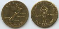 Neuseeland Medaille Souvenir Coin Tourist Dollar G16388 - Sky Tower Auckland 328m, 1076ft - New Zealand -