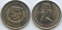 Falkland Inseln 50 Pence GS1444 - 25th Anniversary of the Accession of Queen Elizabeth II -