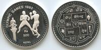 Nepal 500 Rupee GB1359 - Summer Olympics Barcelona Boxen Proof Birendra Bir Bikram -