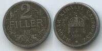 Ungarn Kaiserreich 2 Filler G5548 - Karl I. 1916-1918 Hungary -