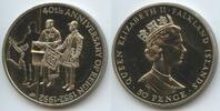 Falkland Inseln Malwinen 50 Pence GS407 - 40th Anniversary of the Accession of Queen Elizabeth II. -