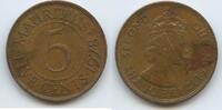 Mauritius 5 Cents M#7163 - Queen Elisabeth II. -