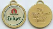 Deutschland Bundesrepublik Mecklenburg-Vorpommern Medaille Anhänger M895 - Brauerei Lübz Lübzer - Das Lübzer Land in Deiner Hand -