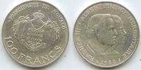 Monaco Fürstentum 100 Francs Silber H0217 - Heir Apparent Prince Albert RAR Rainier III. -