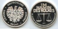 Deutschland Bundesrepublik Medaille PA165 - 50 Jahre Bundesverfassungsgericht - Im Namen des Volkes -
