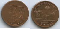 Deutschland Nordrhein-Westfalen Solingen Kupfermedaille G13558 - Schloss Burg an der Wupper seit 1133 Wappen -
